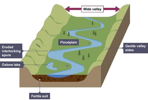 During flooding river spills into this floodplain. . What is a floodplain quizlet